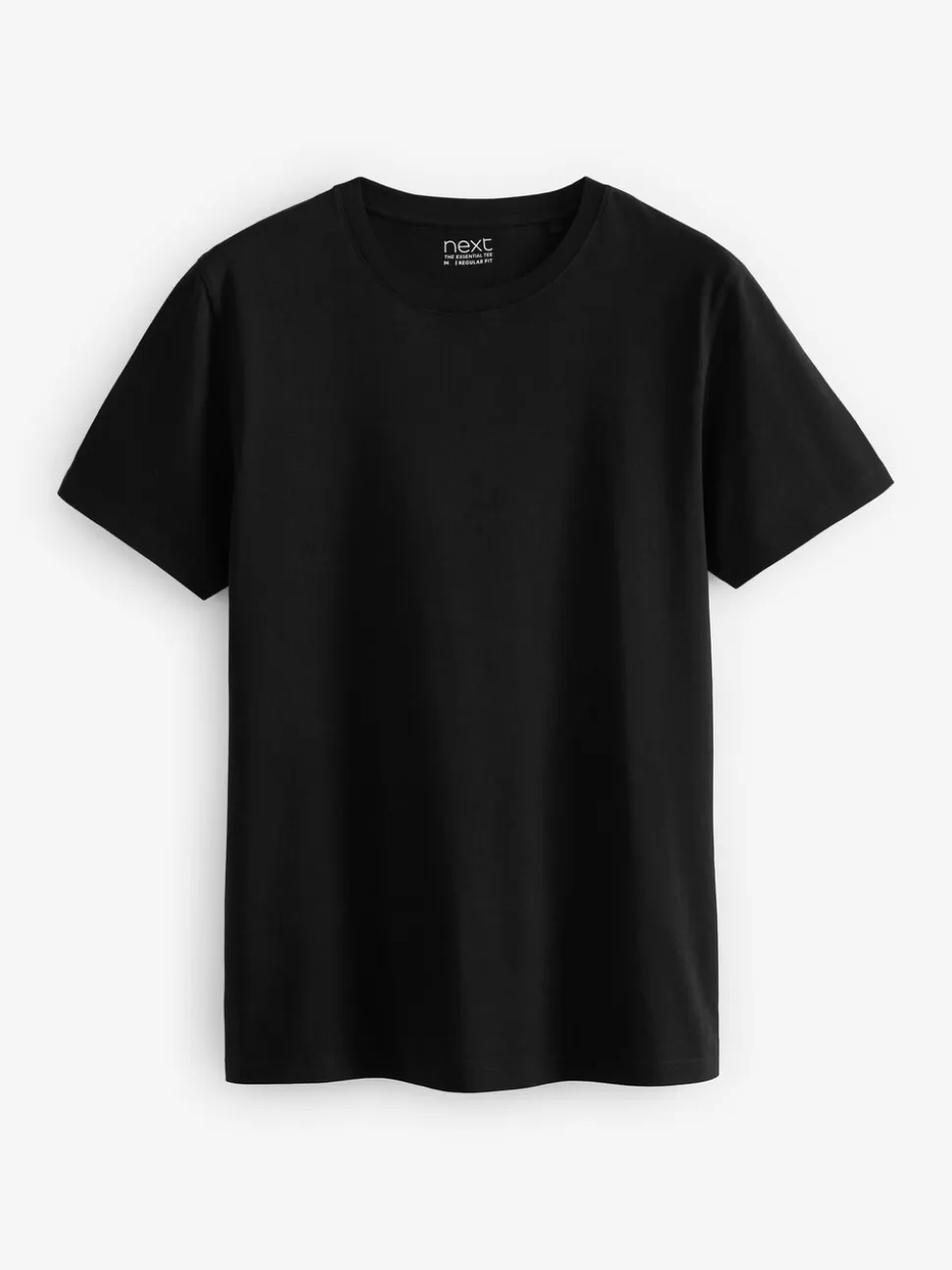 Zwart/leisteen/grijs gemêleerd/wit/marineblauw/blauw - Normale Pasvorm - Essential katoenen T-shirts verpakking van 6