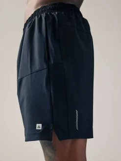 Zwart/marineblauw - 7 inch - Active Gym Sports Shorts 2 Pack