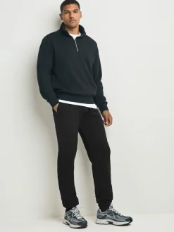 Zwart/marineblauw - Met boorden - Brushback Heavyweight Open 2 Pack Joggers