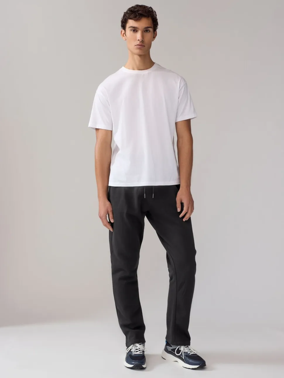Zwart/marineblauw - Open - Brushback Heavyweight Open 2 Pack Joggers