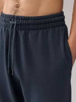 Zwart/marineblauw - Open - Brushback Heavyweight Open 2 Pack Joggers