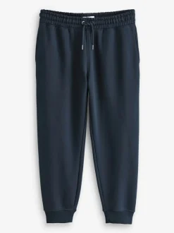 Zwart/marineblauw - Slim Fit Brushback Heavyweight 2 Pack Joggers