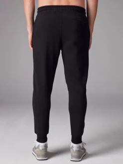 Zwart/marineblauw - Slim Fit Brushback Heavyweight 2 Pack Joggers