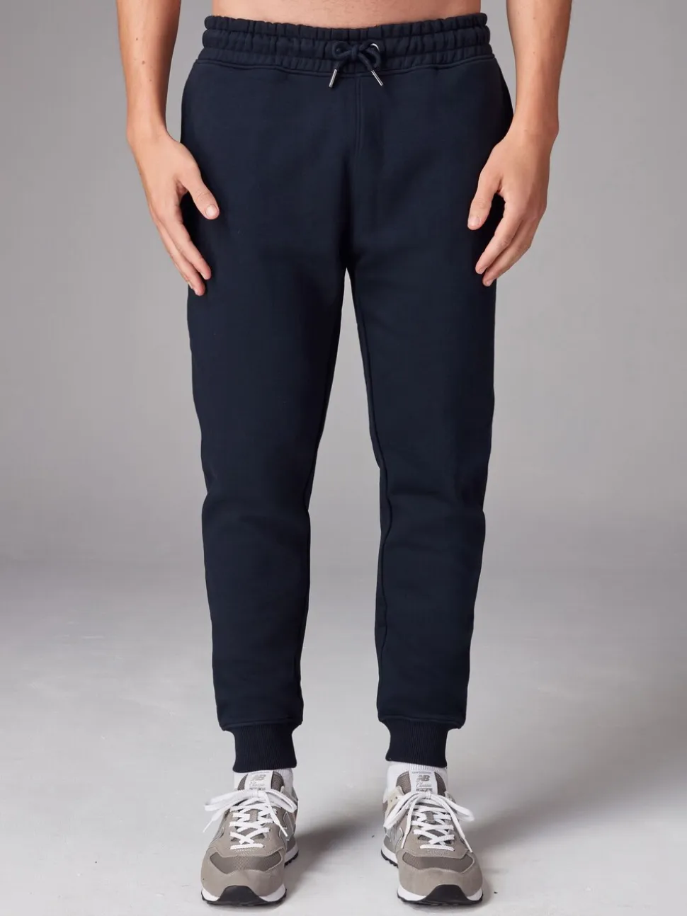 Zwart/marineblauw - Slim Fit Brushback Heavyweight 2 Pack Joggers