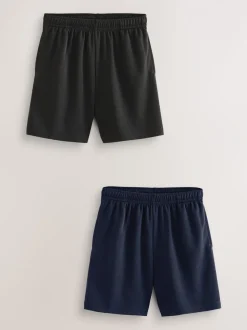 Zwart/marineblauw - Sportshort (3-16 jr)