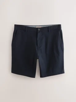 Zwart/marineblauw - Straight fit - Set van 2 chinoshorts met stretch