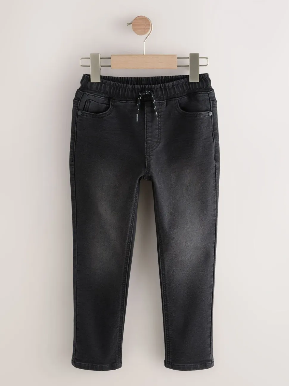 Zwart/marineblauw - Stretchy jeans met elastische taille 2 pack (3-16jr)