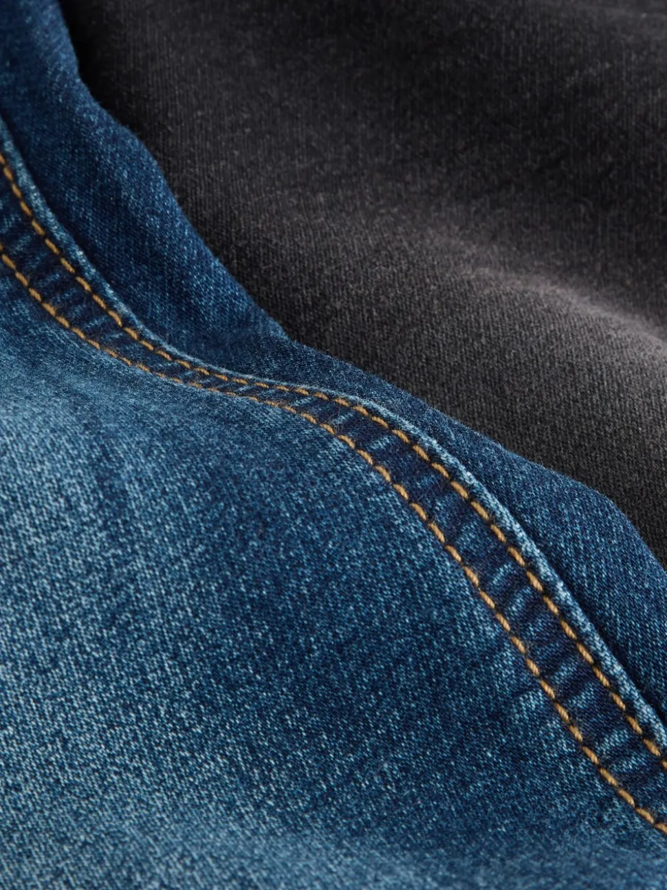 Zwart/marineblauw - Stretchy jeans met elastische taille 2 pack (3-16jr)