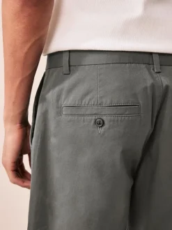 Zwart/marineblauw/antraciet - Straight fit - Set van 3 chinoshorts met stretch