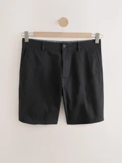 Zwart/marineblauw/antraciet - Straight fit - Set van 3 chinoshorts met stretch