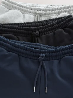 Zwart/Marineblauw/Gemêleerd grijs - Brushback Heavyweight 3 Pack Joggers