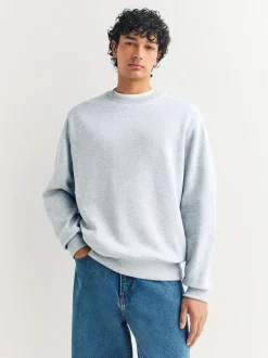 Zwart/Marineblauw/Gemêleerd grijs - Heavyweight Cotton Rich Jersey Crew Sweatshirts 3 Pack