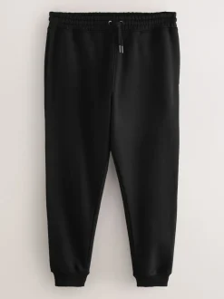 Zwart/marineblauw/grijs - Verpakking van 3 slim-fit jersey joggingbroeken met hoog katoengehalte