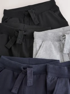 Zwart/marineblauw/grijs - Verpakking van 5 joggingbroeken (3mnd-7jr)