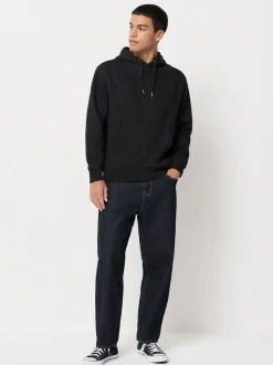 Zwart/neutraal - Cotton Rich Jersey Overhead Hoodies 2 Pack