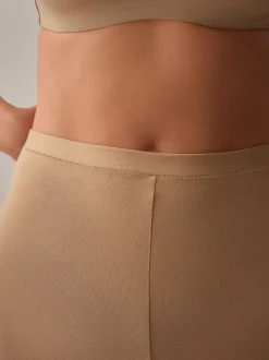 Zwart/pastelroze huidskleur - Verpakking van 2 shorts tegen schuren