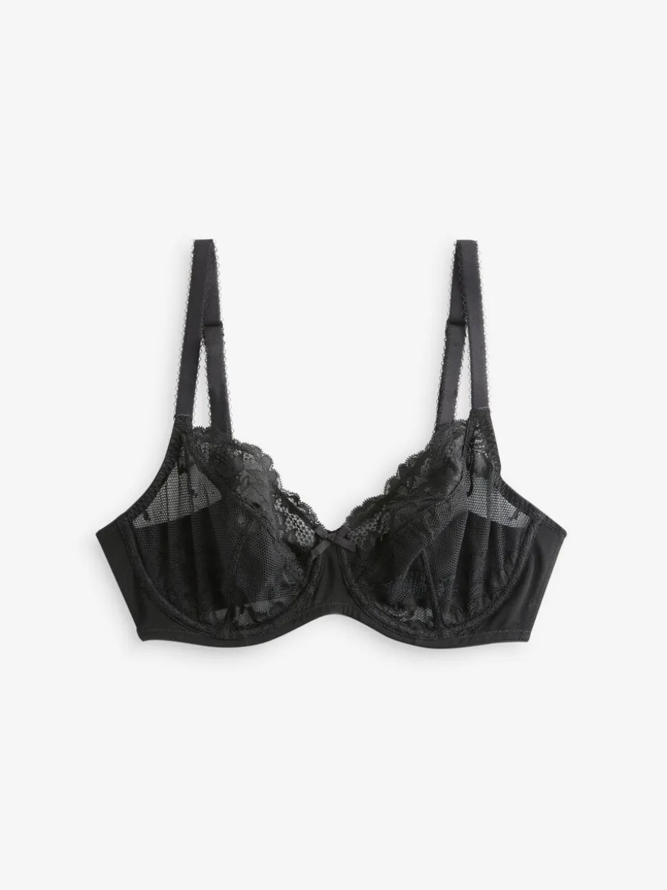 Zwart/praline huidskleur - Verpakking van 2 kanten beha's cup DD+