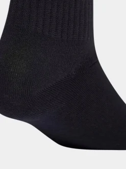 Zwart/rood - Ronde hals - Adidas Originals 3-Strepen Crew Sokken 3 paar
