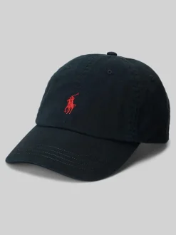 Zwart/rood logo - Polo Ralph Lauren Classic Cap