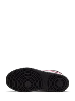 Zwart/roze - Nike - Junior Court Borough halfhoge sneakers
