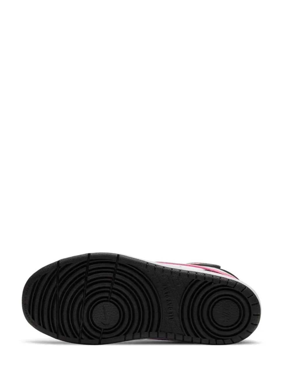 Zwart/roze - Nike - Junior Court Borough halfhoge sneakers