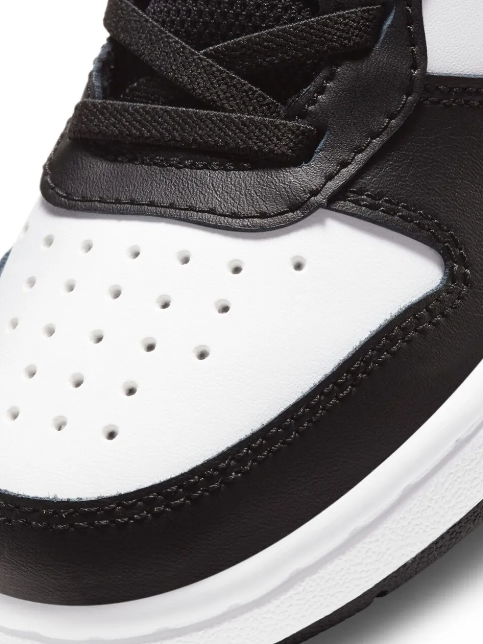 Zwart/roze - Nike - Junior Court Borough halfhoge sneakers