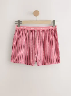 Zwart/roze streep - Korte pyjamaset 2 stuks