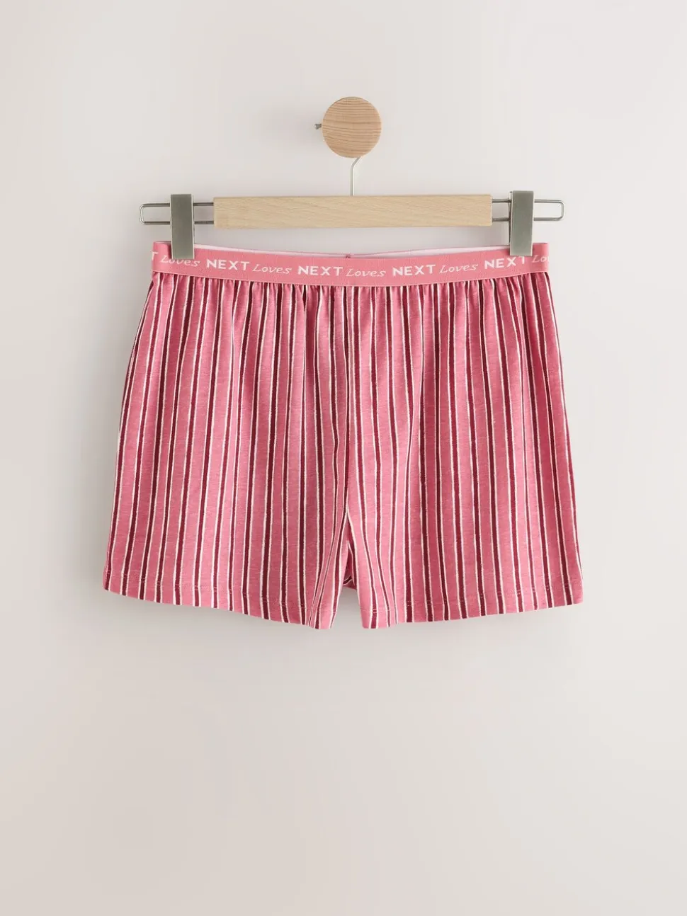 Zwart/roze streep - Korte pyjamaset 2 stuks