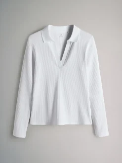Zwart/roze/wit - The Set 3 Pack Long Sleeve Ribbed Polo Top