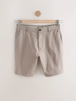 Zwart/vintage Blauw/Wit/Mushroom white - Straight fit - Set van 4 chinoshorts met stretch