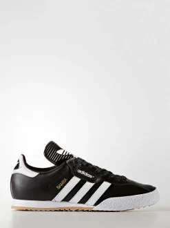 Zwart/wit - adidas Originals samba suède sneakers