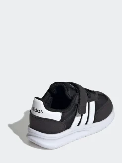Zwart/wit - adidas Run 70s 2.0 sneakers Klittenbandsneakers voor zuigelingen