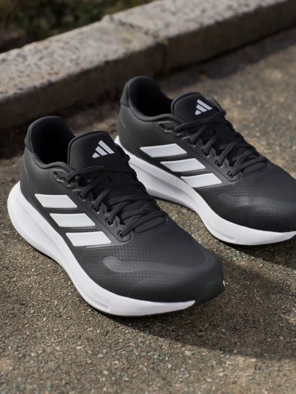 Zwart/wit - adidas Runfalcon 5 Running Trainers