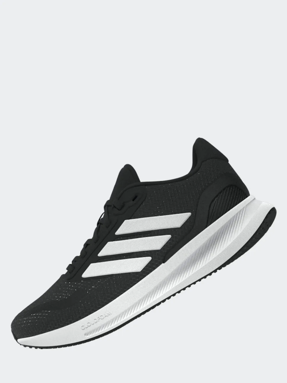 Zwart/wit - adidas Runfalcon 5 veterschoenen voor junioren