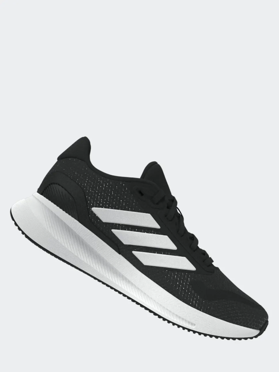 Zwart/wit - adidas Runfalcon 5 veterschoenen voor junioren