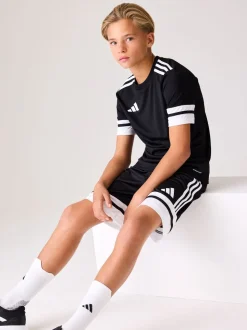 Zwart/wit - adidas Squadra 25 kindershorts