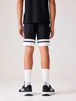 Zwart/wit - adidas Squadra 25 kindershorts