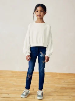Zwart/wit - Boxy 100% katoenen Sweaters met Lange mouwen 3 pack (3-16jr)