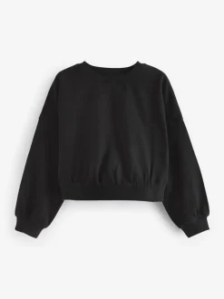 Zwart/wit - Boxy 100% katoenen Sweaters met Lange mouwen 3 pack (3-16jr)
