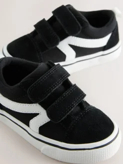 Zwart/wit - Klittenbandsluiting Skate Trainers
