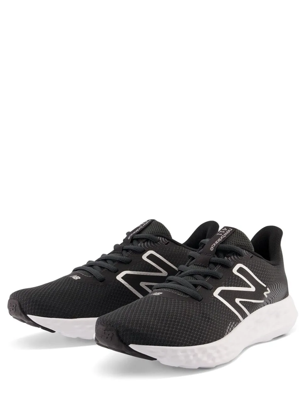 Zwart/wit - New Balance 411 damessneakers