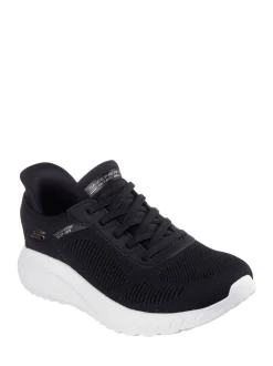 Zwart/wit - Skechers BOBS Sport Squad Chaos Slip In instapsneakers