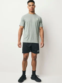 Zwart/wit - Under Armour Challenger gebreide short