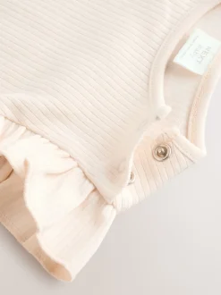 Zwart/wit geruite kers - Babyset van rompertje met korte mouwen en tuinbroek (0mnd -2jr)