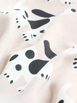 Zwart-wit met hond - Verpakking van 3 babypyjama's met tweewegrits (0-2jr)