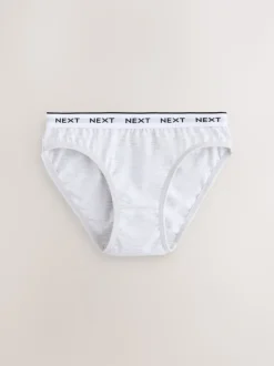 Zwart/wit met print - Verpakking van 10 bikinibroekjes (5-16 jr)