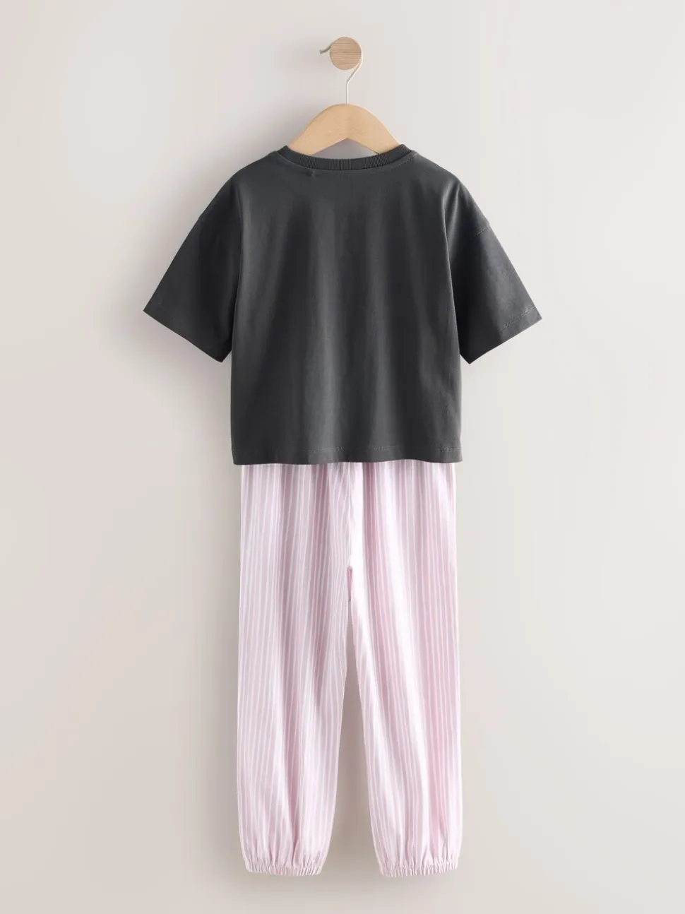 Zwart-wit pandaprint - Verpakking van 3 pyjama's met joggingbroek (3 - 16 jr)