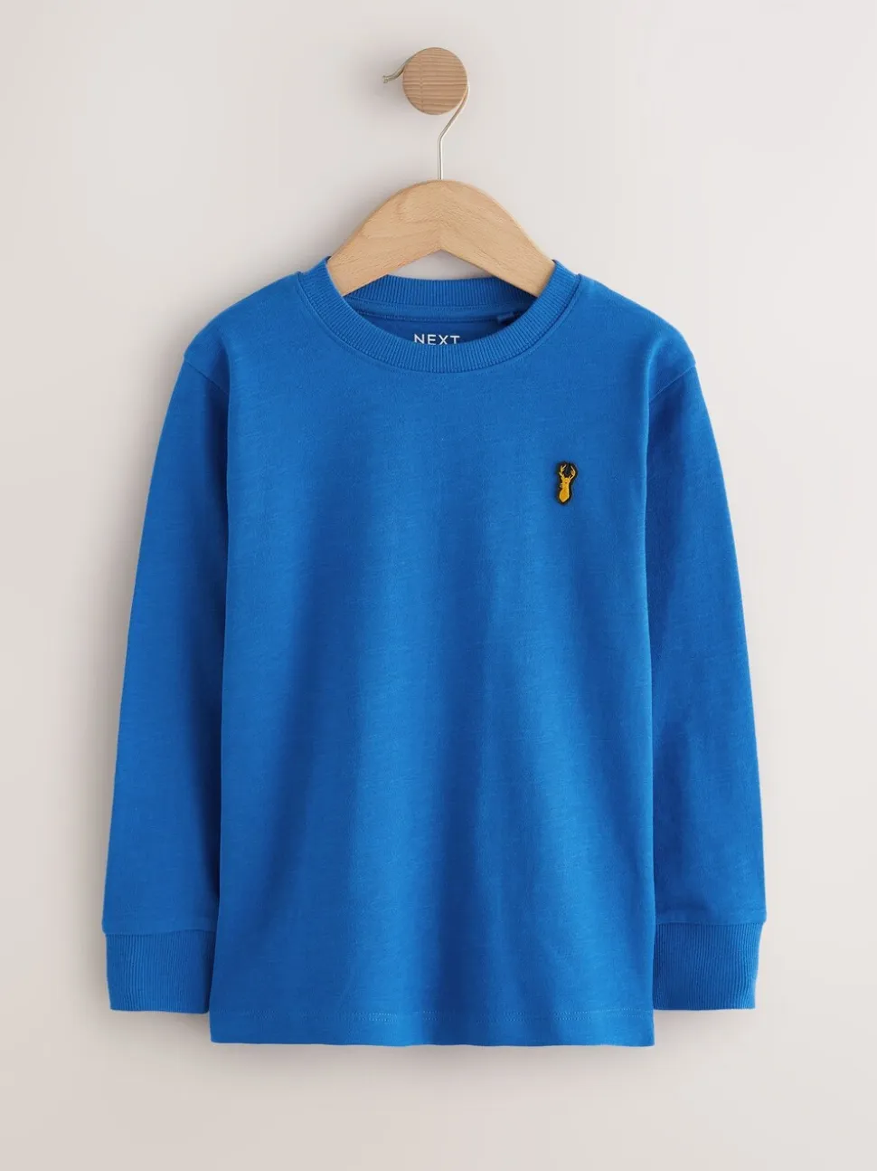 Zwart/wit/blauw - Verpakking van 8 zachte T-shirts met lange mouwen (3-16jr)