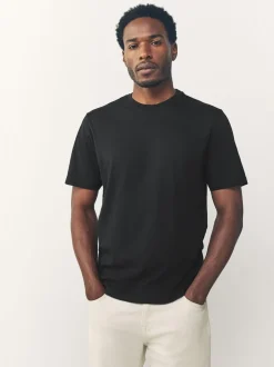 Zwart/Wit/grijs/leigrijs/kiezelkleurig/Bruin - Normale Pasvorm - Essential katoenen T-shirts verpakking van 6