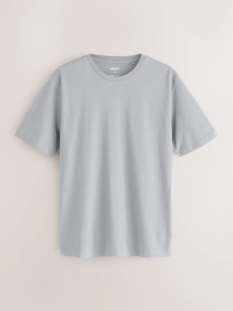 Zwart/Wit/grijs/leigrijs/kiezelkleurig/Bruin - Normale Pasvorm - Essential katoenen T-shirts verpakking van 6